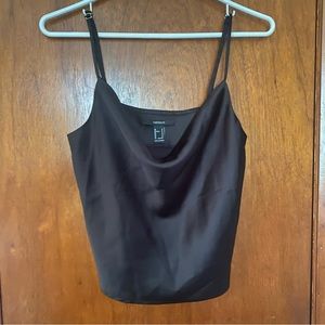 Forever 21 satin cowl neck top
